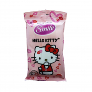 Cалфетки влажные Smile Hello kitty с витаминами 15шт - Фото
