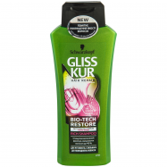 Шампунь Gliss Kur Bio-Tech Restore д/чувствит волос 400мл - Фото