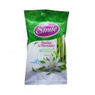 Салфетки влажн бамбук-эдельв Smile 15шт - Фото
