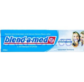 Зубная паста Blend-a-med Деликатное Отбеливан Здор Бел 100мл - Фото