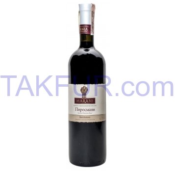 Вино Marani Пиросмани красное полусухое 12,5% 0,75л - Фото