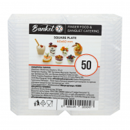 Тарелка Banket №415991 квадратная 60*60мм 50шт/уп - Фото
