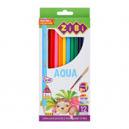 Карандаши Zibi Kids Line Aqua №ZB.2475 цветные 12шт/уп - Фото