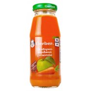 Сок Gerber Яблочно-морковный с мякотью от 6 месяцев 175мл - Фото