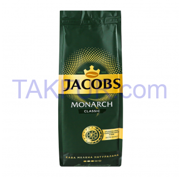 Кофе Jacobs Monarch Classic натуральный жареный молотый 200г - Фото
