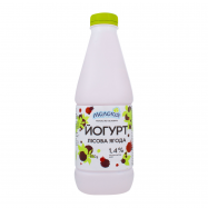 Йогурт Молокія Лесная ягода питьевой 1.4% 870г - Фото