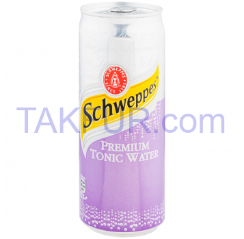 Напиток Schweppes Premium Tonic Water без/алк сил/газ 330мл - Фото