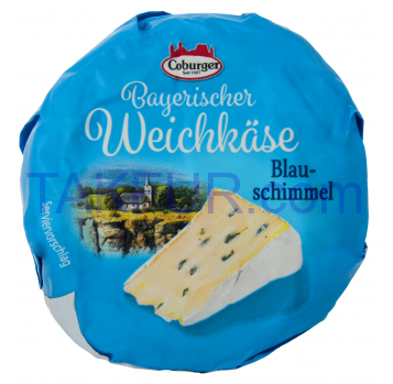 Сыр Coburger Bayerischer Weichkase Blau-schimmel 45% 150г - Фото