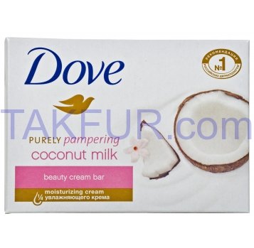 Крем-мыло Dove Кокосовое молочко и лепестки жасмина 135г - Фото