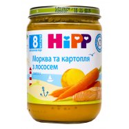 Пюре рыбо-овощное HiPP Морковь/карт с лососем с 8 мес 190г - Фото