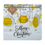 Серветка Luxy Світлого Різдва 33х33,3 шари,18 шт - Фото