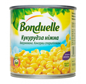Кукуруза Bonduelle нежная консервированная 425мл - Фото