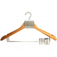 TH НАБІР.ВІШАЛОК 3ШТ. МЕТАЛІЧНІ З КЛІПСАМИ - Фото