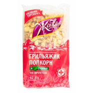 Грильяжик Жайвір Попкорн зі стевією на фруктозі 62г - Фото
