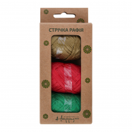 Набор украшений Happycom Лента-кокон Рафия №CDP945C 1шт - Фото