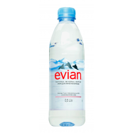 Вода минеральная Evian негазированная 0,5л