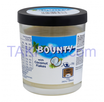Спред Bounty молочный с кокосовой стружкой 200г - Фото
