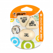 Резинка BIC Мини 3 шт - Фото