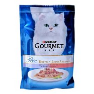 Корм д/котов Purina Gourmet Perle Duo телятина/утка конс 85г - Фото