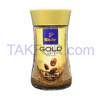 Кофе Tchibo Gold Selection натуральный растворимый 100г - Фото
