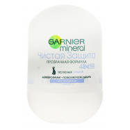 Дезодорант-антиперспирант Garnier Mineral Чистая Защита 50мл - Фото