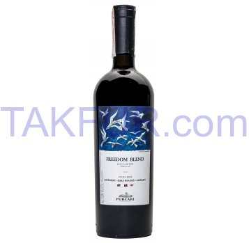 Вино Purcari Фридом Бленд сухое красное 13% 0,75л - Фото