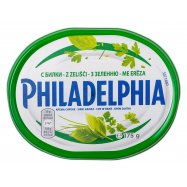 Сыр Philadelphia с зеленью мягкий 59% 175г - Фото