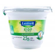 Кефир LatteR безлактозный термостатный 2,5% 200г - Фото