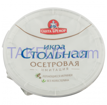 Икра осетровая Стольная Имитированная рыбная продукция 110г - Фото