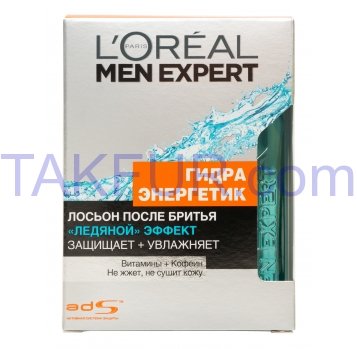 Лосьон п/бритья L`Oréal Par Men Expert Гидра энергетик 100мл - Фото