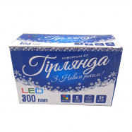 Электрогирлянды LED 300 ламп 25m (м), 220В, 50Гц - Фото