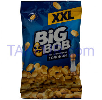 Арахис Big Bob XXL жареный соленый 170г - Фото