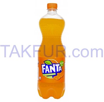 Напиток Fanta б/а с/газ с апельсиновым соком 1л - Фото