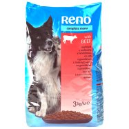 Корм для взрослых собак Reno с говядиной сухой 3кг - Фото