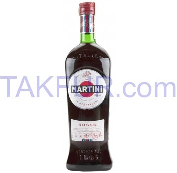 Вермут Martini Rosso красный десертный 15% 1л - Фото