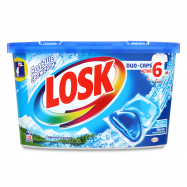 Капсули для стирки Losk Duo-caps Горное озеро 22г*12шт 264г - Фото
