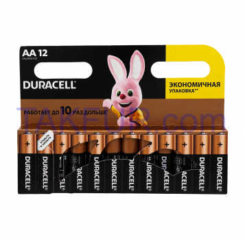 Батарейки Duracell BSC AA LR6 1.5V/B alkaline 12 шт/уп - Фото