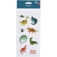 СТІКЕРИ 9 ШТ DINO - Фото