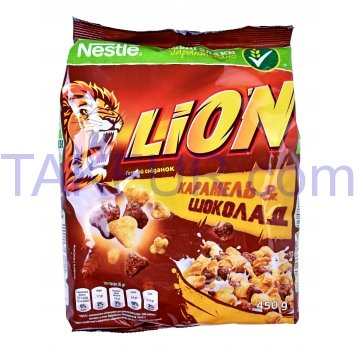 Завтрак сухой Lion Карамель & шоколад 450г - Фото