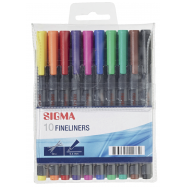 SIGMA РУЧК КУЛЬК ТН  10ШТ КОЛР : КОЛЬОРОВИЙ - Фото