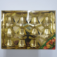 ПІДВІСКА ДЗВІНОЧОК 3*3 СМ, 12 ШТ - Фото