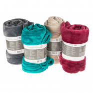 TH ПЛЕД ФЛІС 200Х220 СМ 240ГСМ : БІЛИЙ - Фото