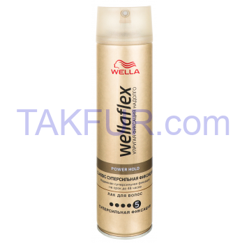 Лак для волос Wellaflex Classic cуперсил/фикс 250мл - Фото