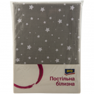 ARO КПБ ПОПЛІН ДВОСПАЛЬН. : СІРИЙ ЗІРКА Р. - Фото