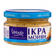 Икра мойвы Veladis пробойная слабосоленая 180г - Фото