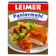 Сухари панировочные Leimer Золотистые с паприкой 400г - Фото