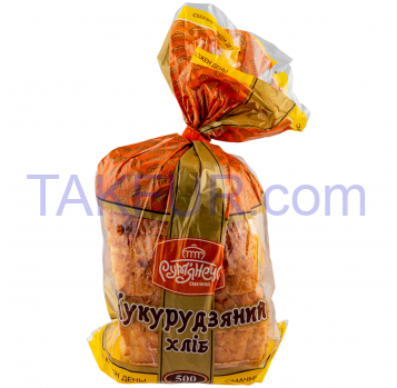 Хлеб Рум`янець Кукурузный нарезанный ломтиками 500г - Фото
