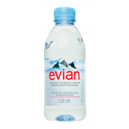 Вода минеральная Evian негазированная 0,33л