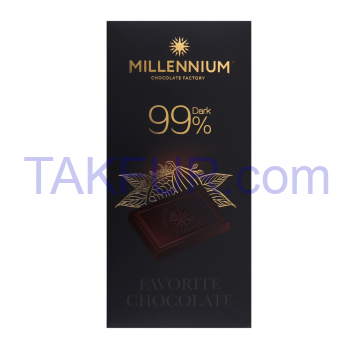 Шоколад Millennium Favorite черный 99% 100г - Фото