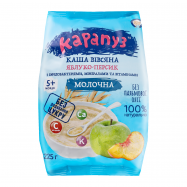 Каша молочная Карапуз Яблоко-персик овсяная для детей 225г - Фото